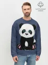 Мужской свитшот базовый / Милая Панда