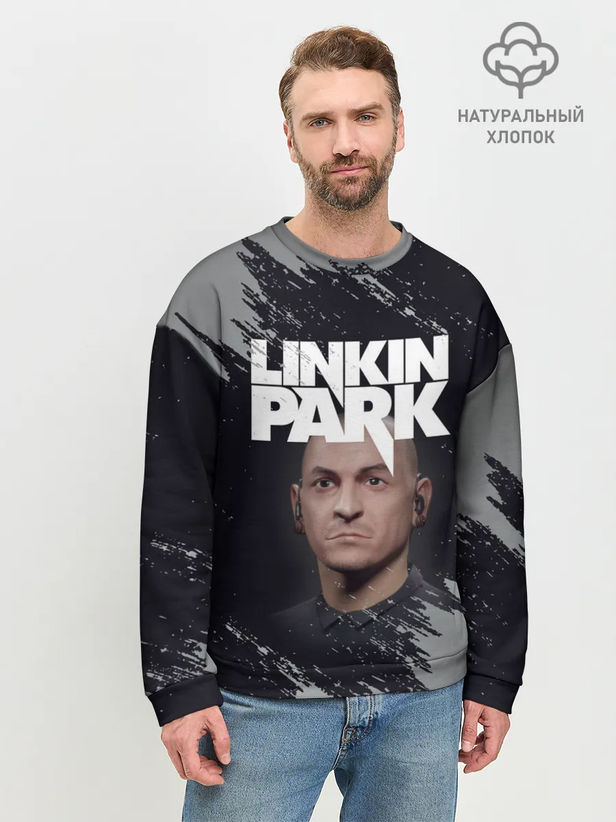 Мужской свитшот базовый / ЧЕСТЕР | ЛИНКИН ПАРК