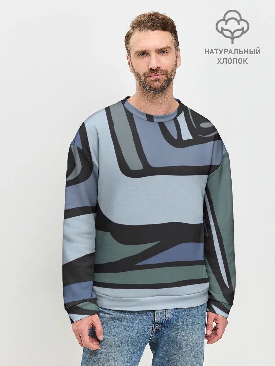 Мужской свитшот базовый / Графит