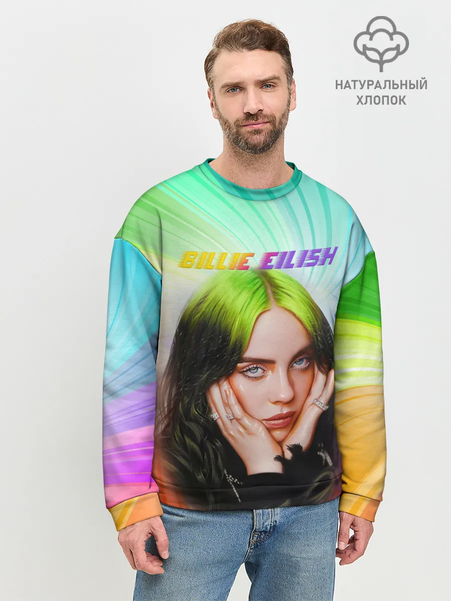 Мужской свитшот базовый / BILLIE EILISH / БИЛЛИ АЙЛИШ