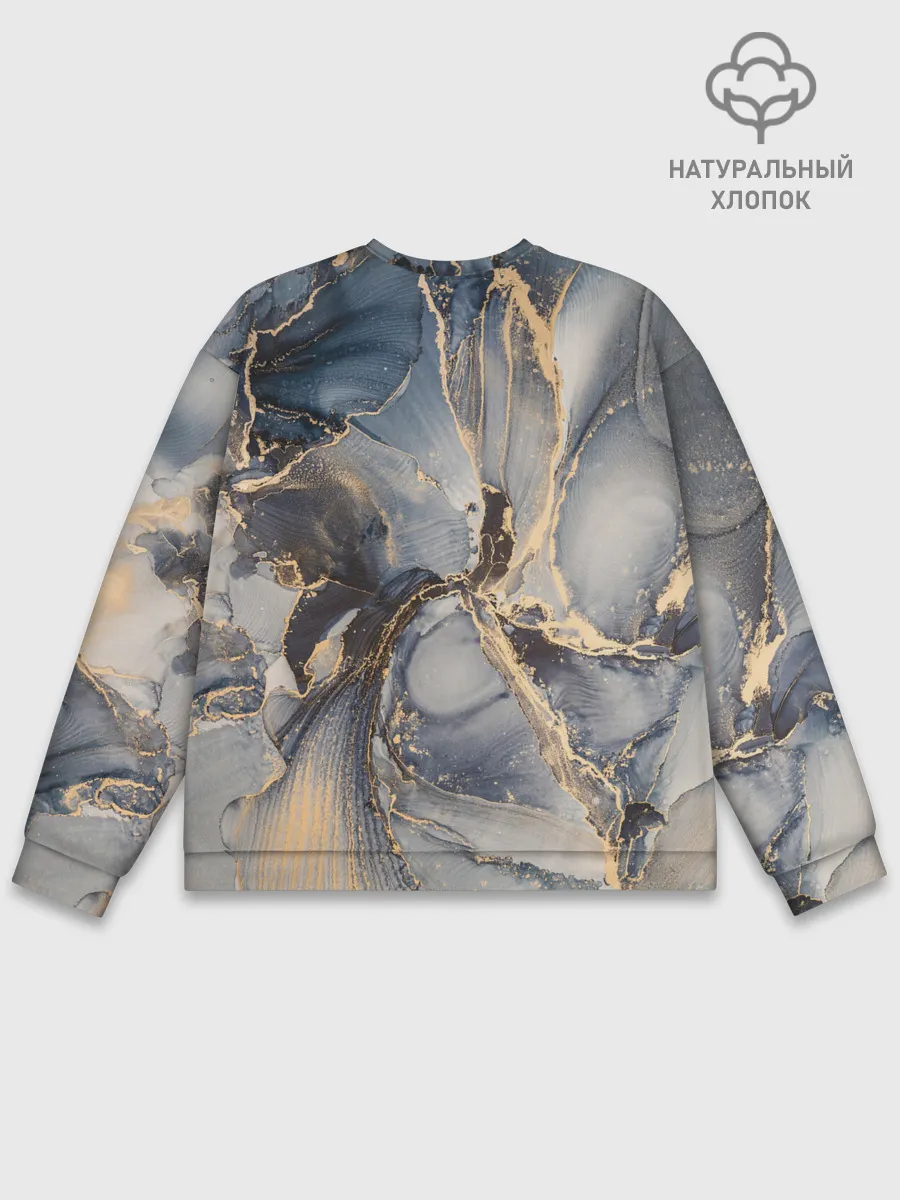 Мужской свитшот базовый / Fluid art ink mix