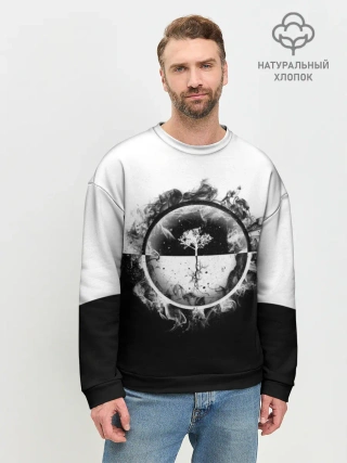 Мужской свитшот базовый / Black and White