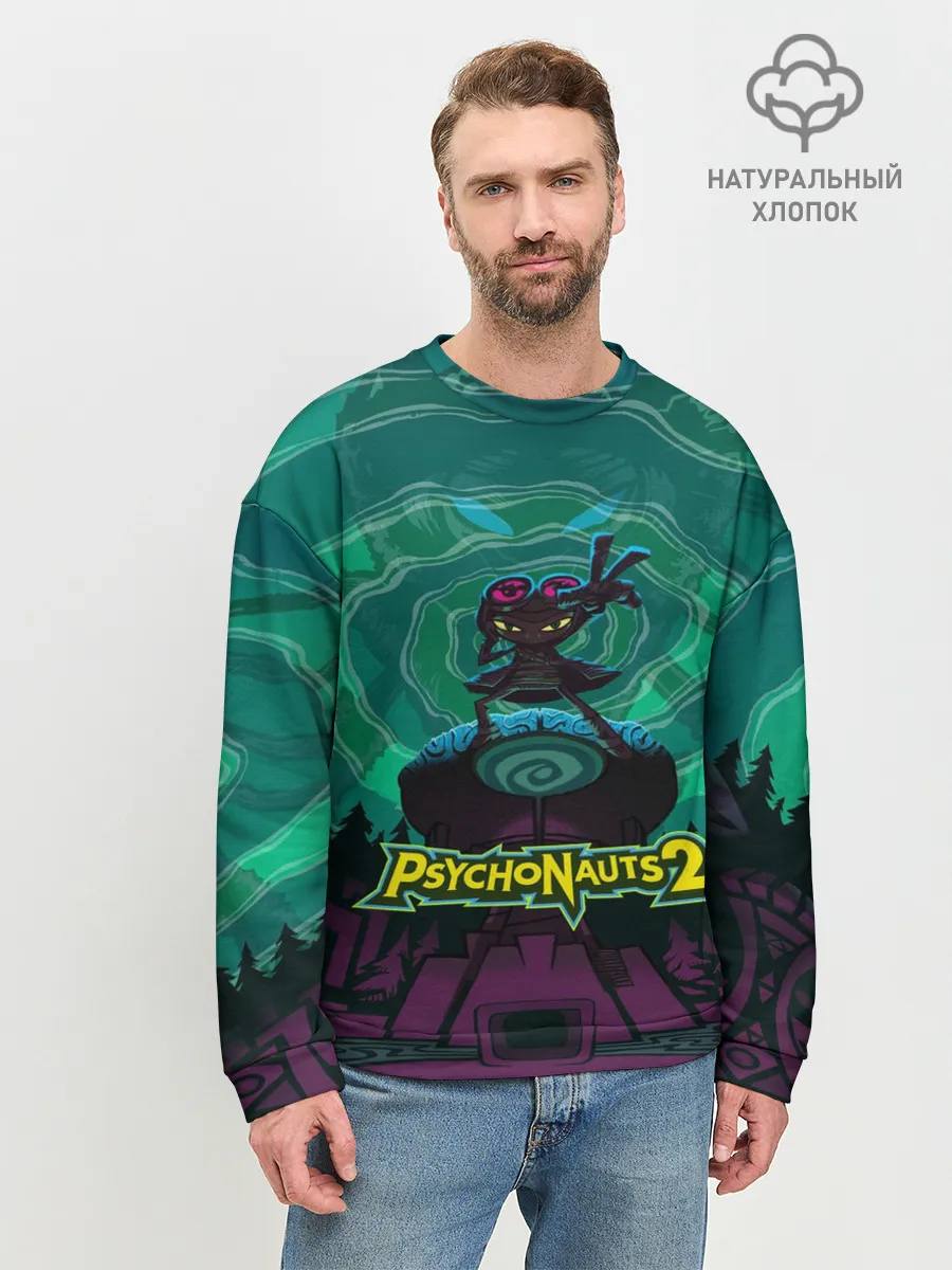 Мужской свитшот базовый / PsychoNauts 2 Рас