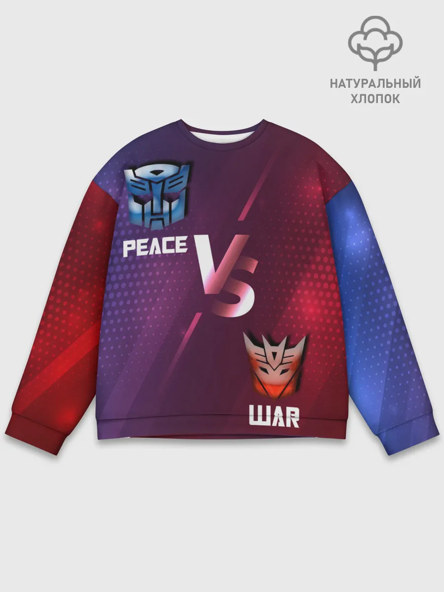 Мужской свитшот базовый / Автоботы против Десептиконов