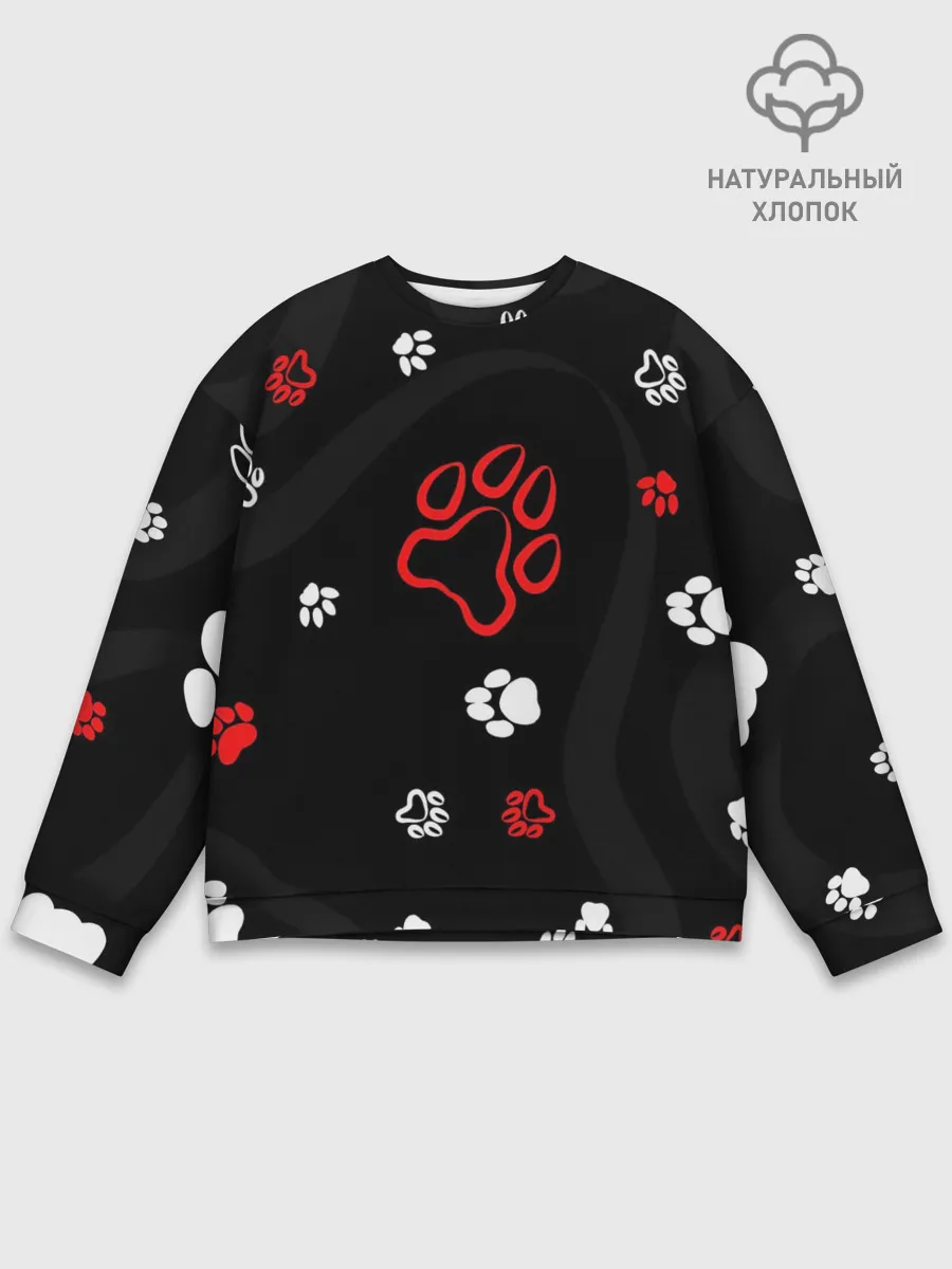 Мужской свитшот базовый / Большая лапа