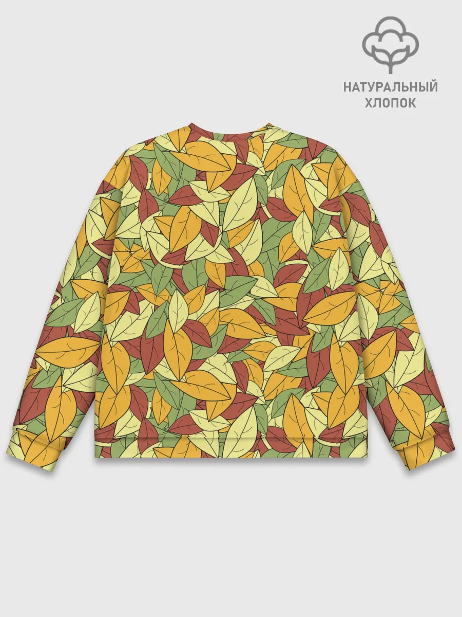 Мужской свитшот базовый / Яркие осенние листья