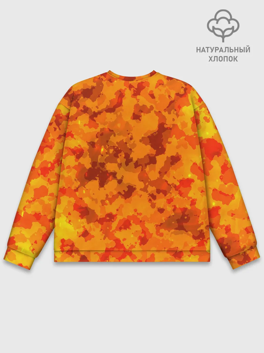 Мужской свитшот базовый / CS GO FIRE | КС ГО