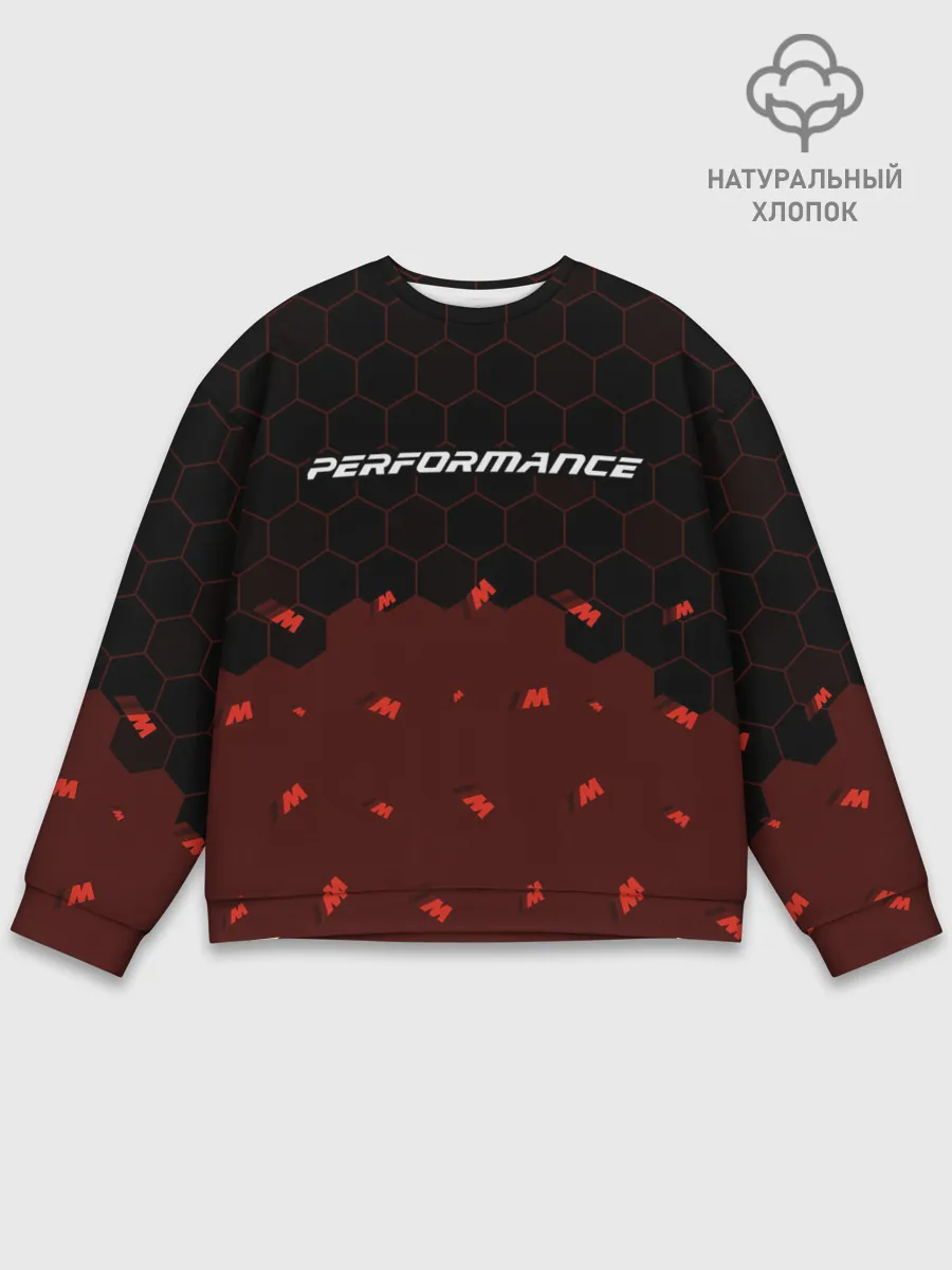 Мужской свитшот базовый / БМВ Performance - Соты