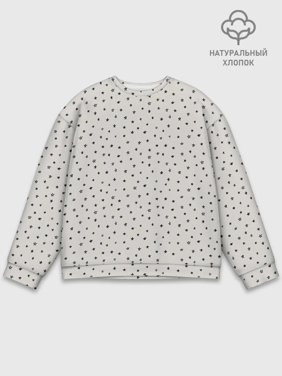 Мужской свитшот базовый / Звёздочки