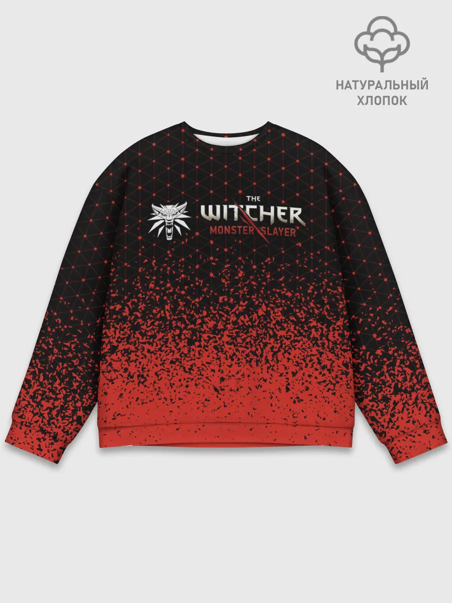 Мужской свитшот базовый / Ведьмак: Охотник на Монстров - Краска