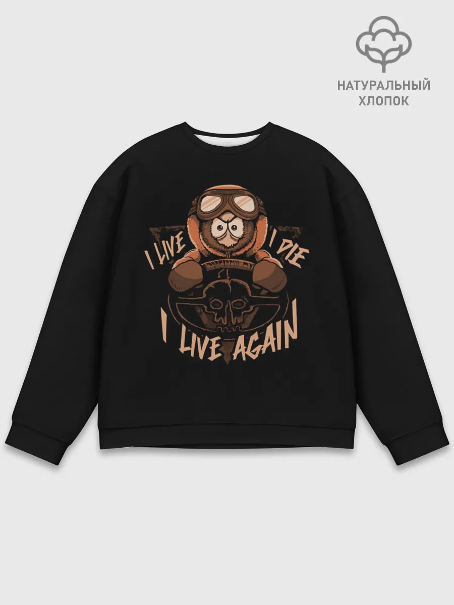 Мужской свитшот базовый / Безумный Кенни