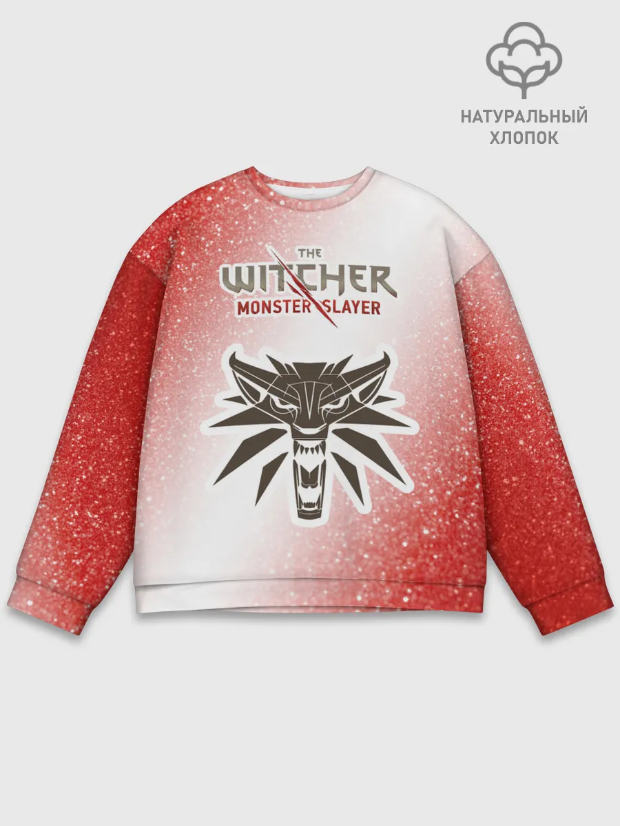 Мужской свитшот базовый / The Witcher Monster Slayer - Noise