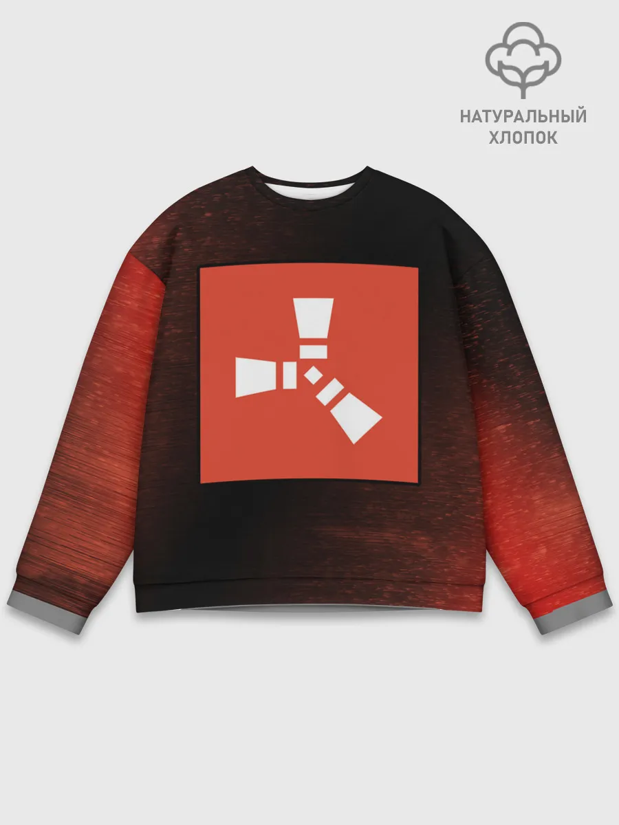 Мужской свитшот базовый / РАСТ - Глитч