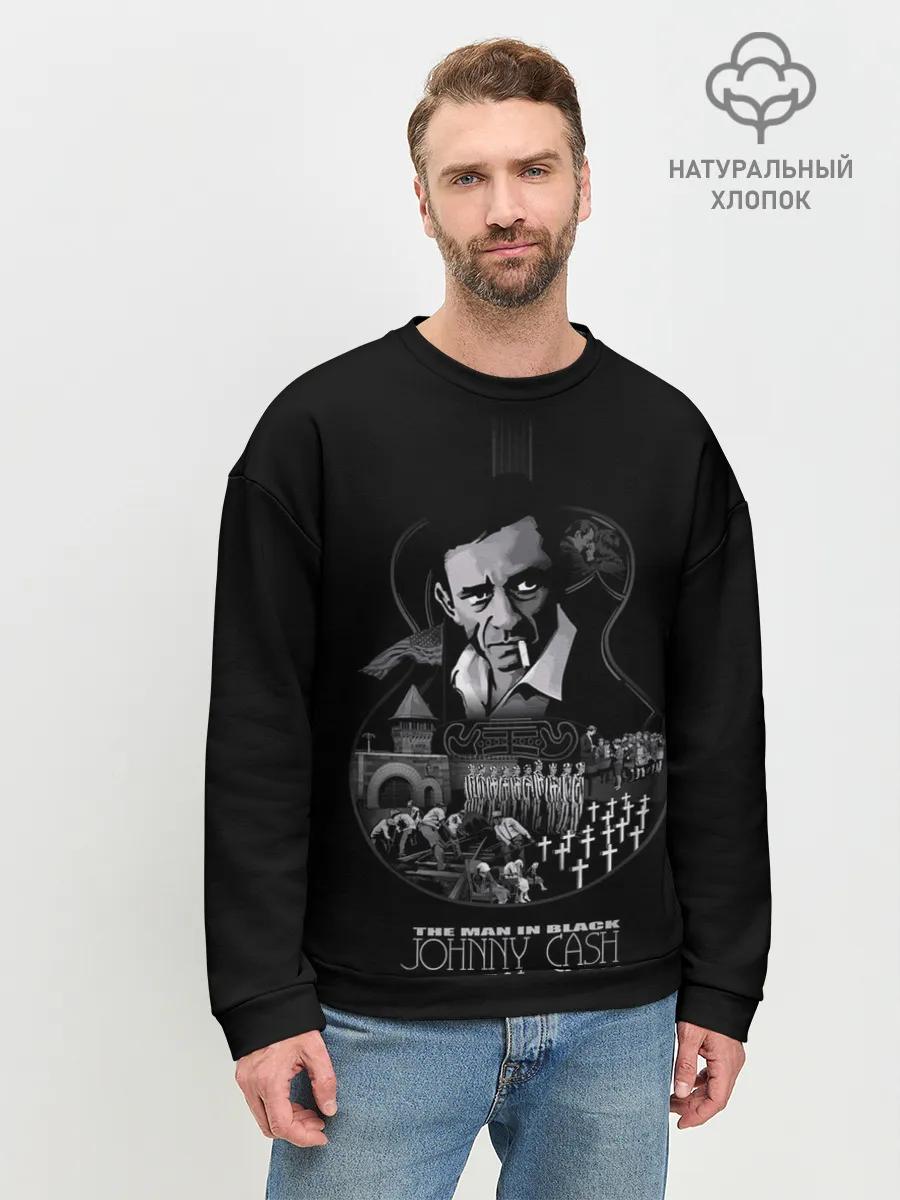 Мужской свитшот базовый / JOHNNY CASH