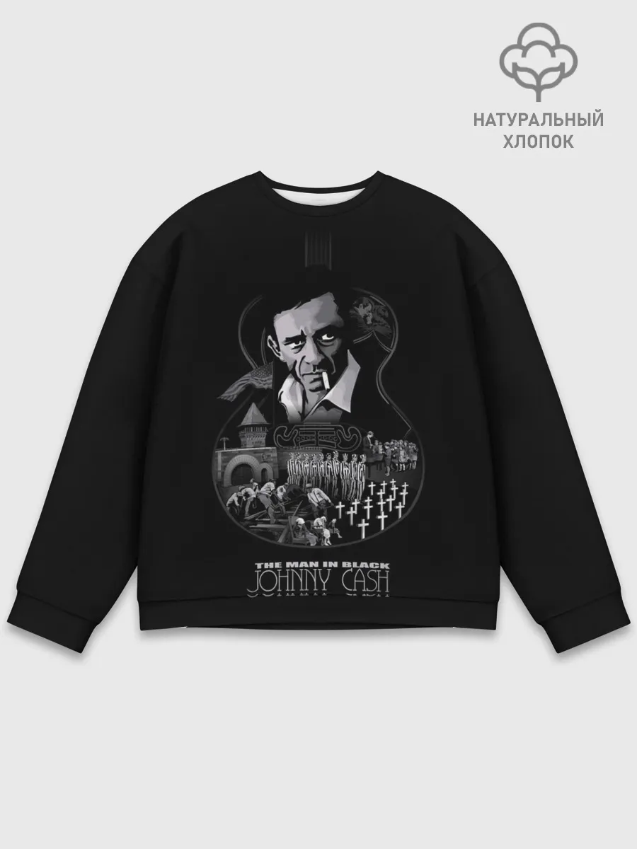 Мужской свитшот базовый / JOHNNY CASH