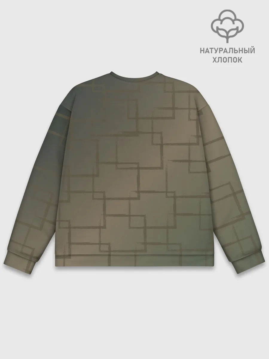 Мужской свитшот базовый / Амели. Малина