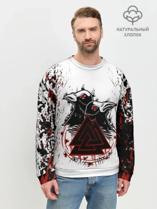 Мужской свитшот базовый / VALKNUT | RUNES