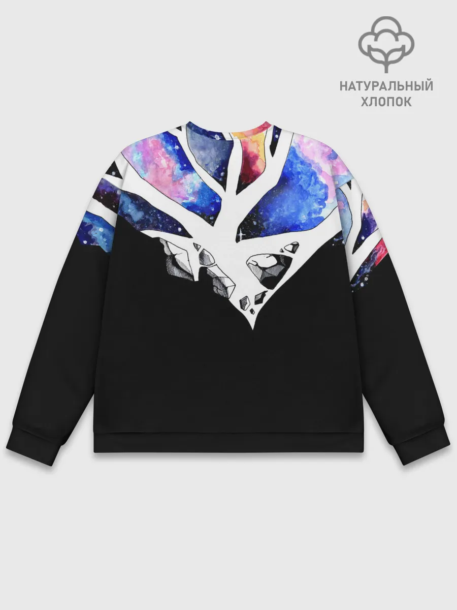 Мужской свитшот базовый / Звёздные сердца