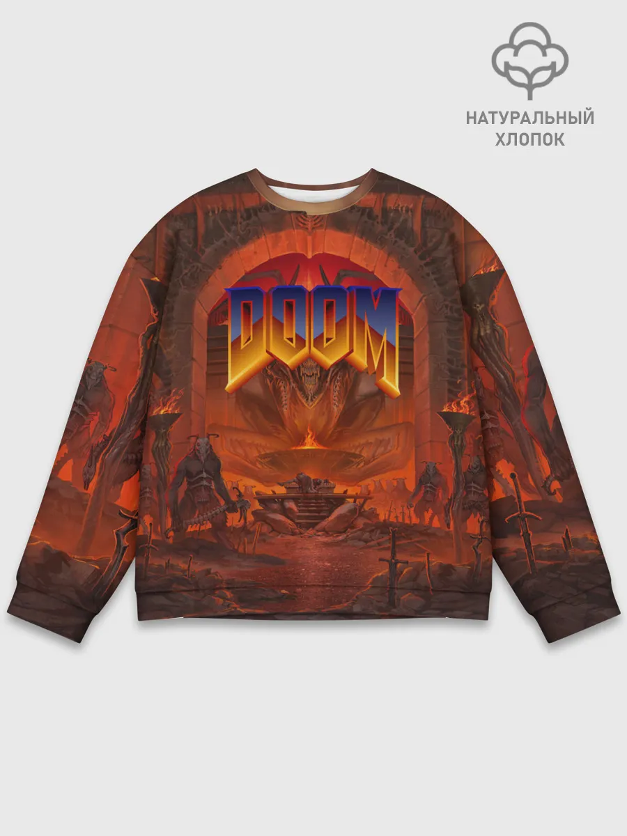 Мужской свитшот базовый / DOOM | ДУМ