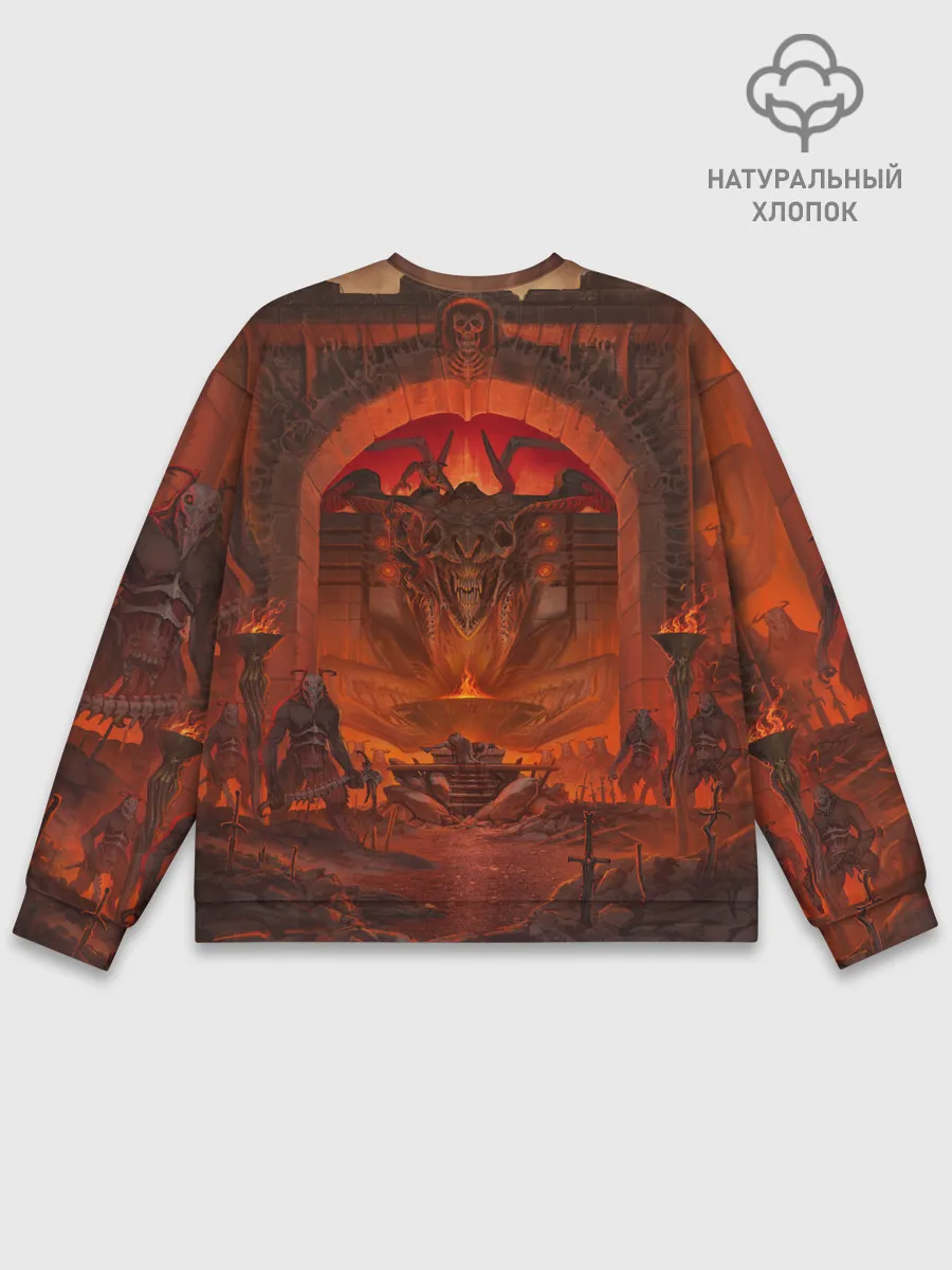 Мужской свитшот базовый / DOOM | ДУМ