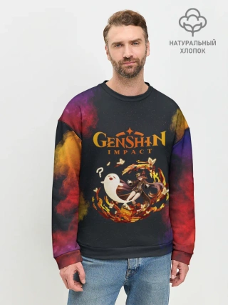 Мужской свитшот базовый / Genshin Impact | Геншин Импакт