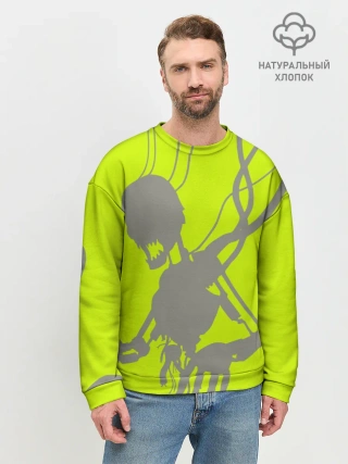 Мужской свитшот базовый / Силуэт злого духа