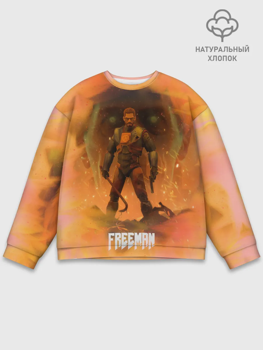 Мужской свитшот базовый / FREEMAN | GMAN | HALF-LIFE