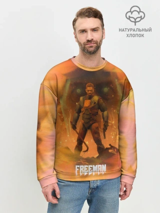 Мужской свитшот базовый / FREEMAN | GMAN | HALF-LIFE