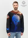 Мужской свитшот базовый / Сатору гото голубые глаза