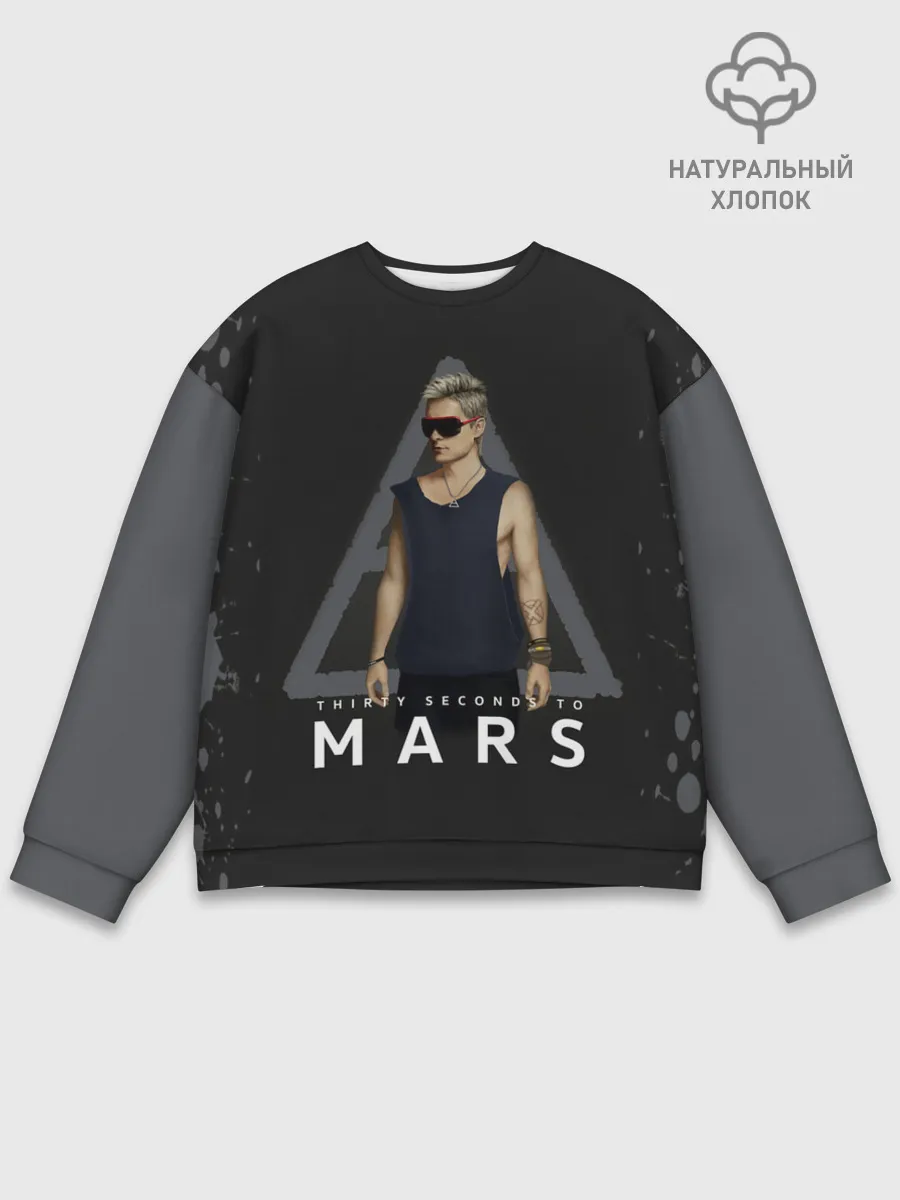 Мужской свитшот базовый / Джаред Лето | Jared Leto