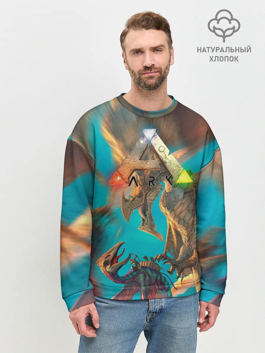 Мужской свитшот базовый / Ark Survival | АРК СУРВИВАЛ