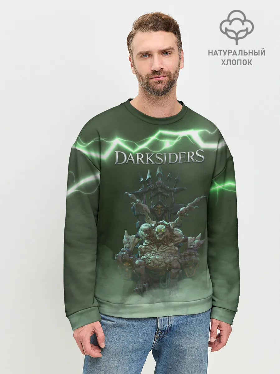 Мужской свитшот базовый / Darksiders | Гнев Войны