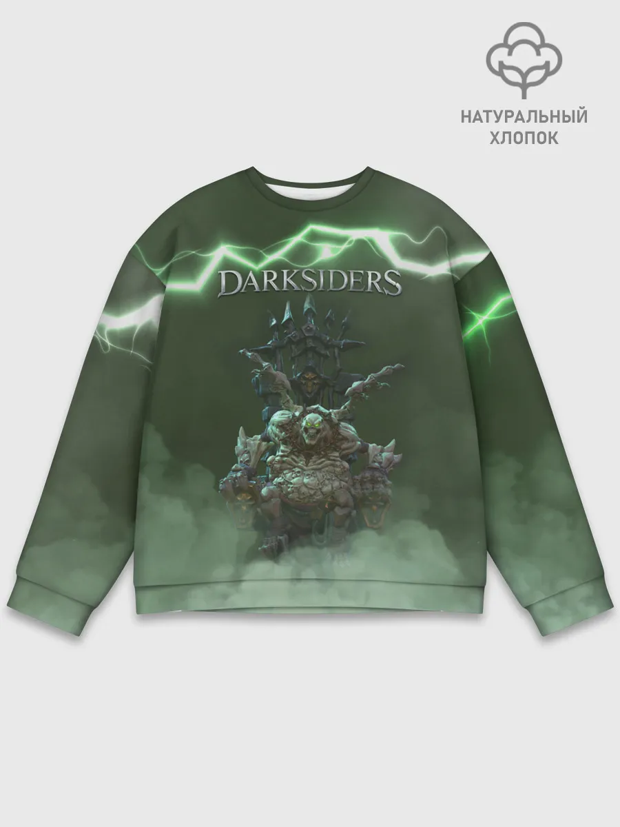 Мужской свитшот базовый / Darksiders | Гнев Войны