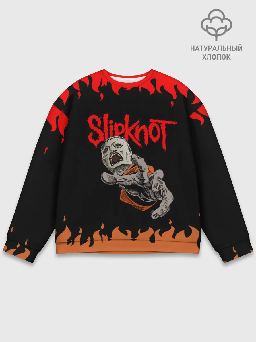 Мужской свитшот базовый / Кори Тейлор | СЛИПКНОТ