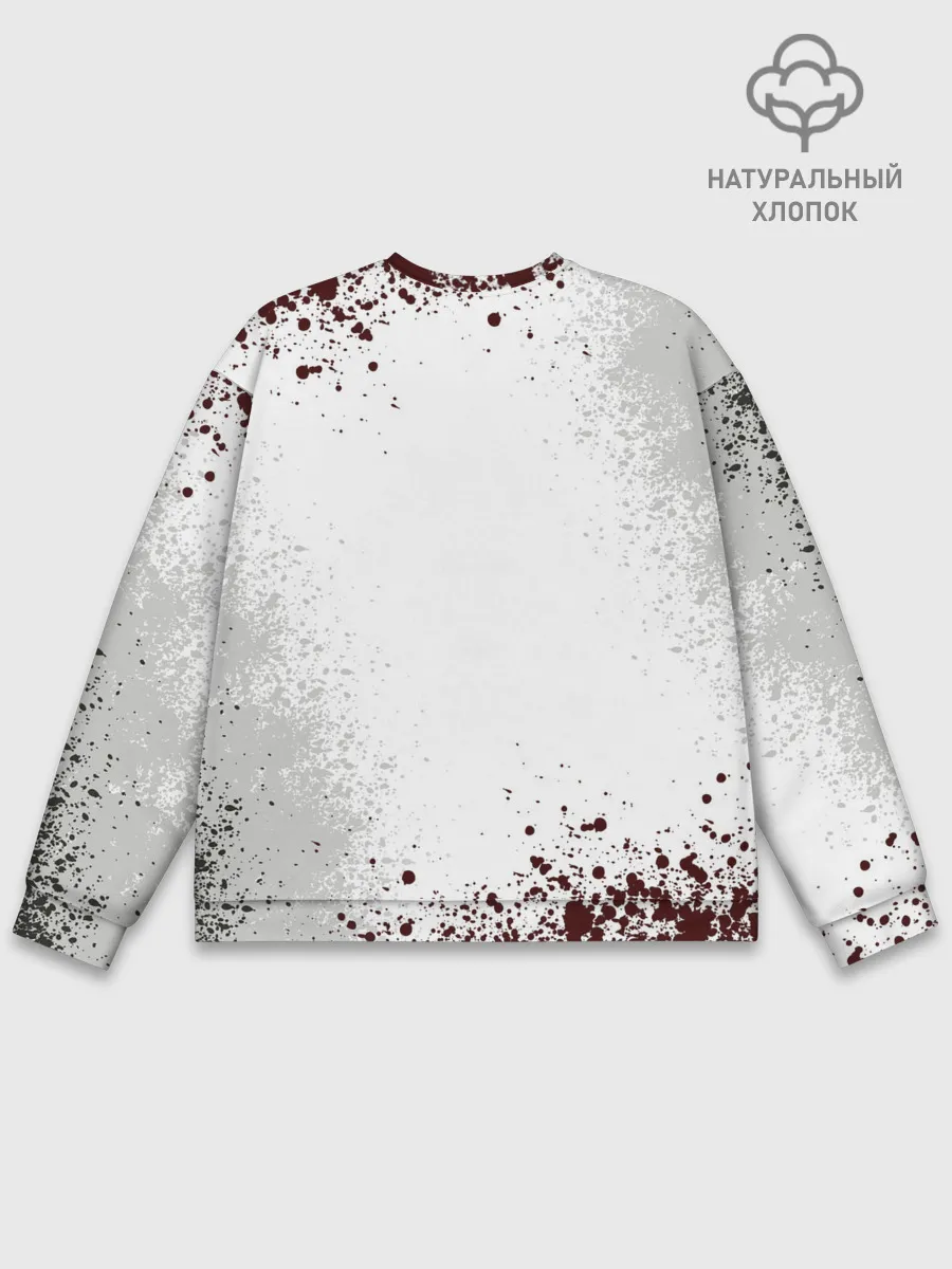 Мужской свитшот базовый / Ghost of Tsushim | Призрак Цусима