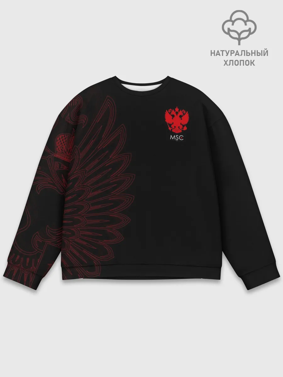 Мужской свитшот базовый / Russia | Red Side