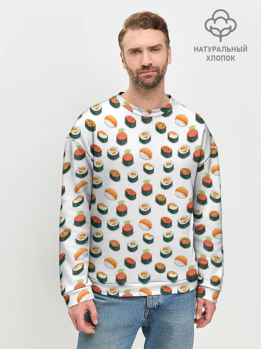 Мужской свитшот базовый / Sushi