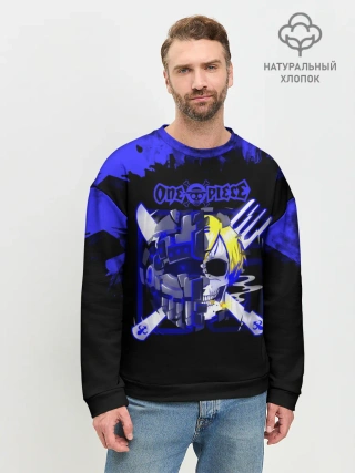 Мужской свитшот базовый / Винсмок Санджи One Piece