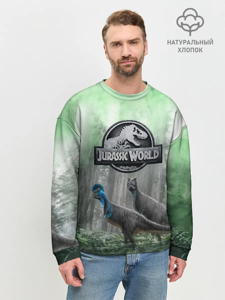 Мужской свитшот базовый / Jurassic World | Мир Юрского периода