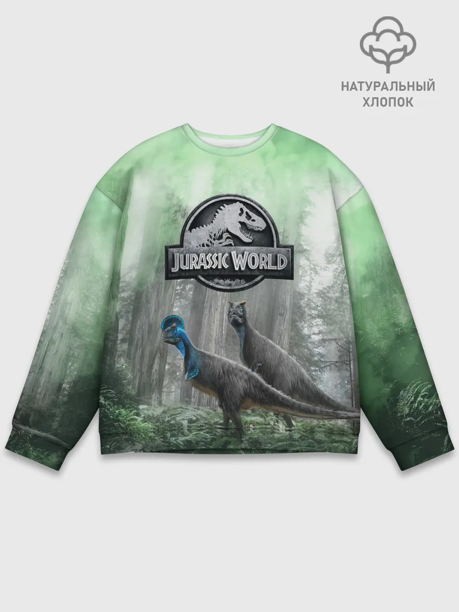 Мужской свитшот базовый / Jurassic World | Мир Юрского периода