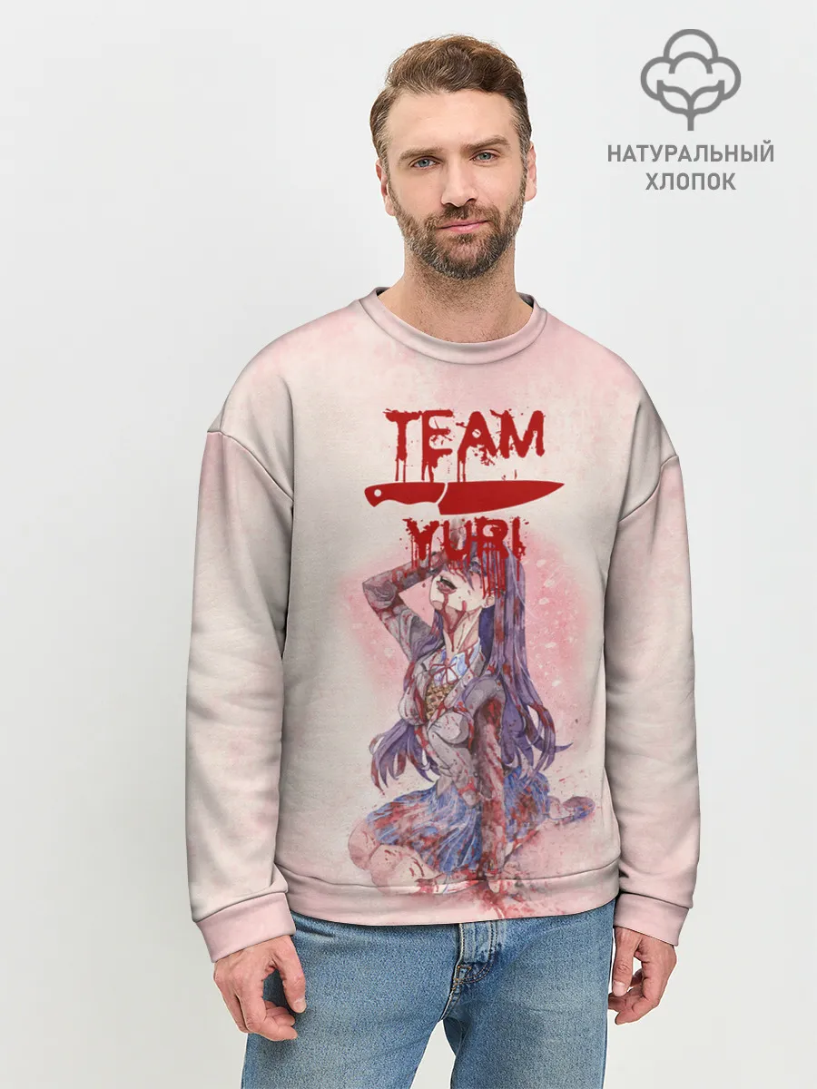 Мужской свитшот базовый / Team Yuri | Доки Доки