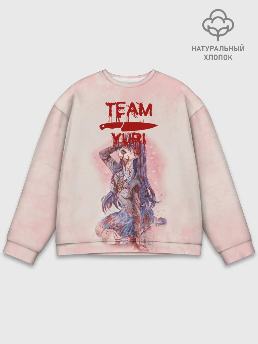 Мужской свитшот базовый / Team Yuri | Доки Доки