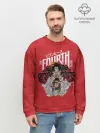 Мужской свитшот базовый / Луффи | резиновый Лу One Piece
