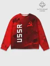 Мужской свитшот базовый / USSR - Серп и Молот - Краска