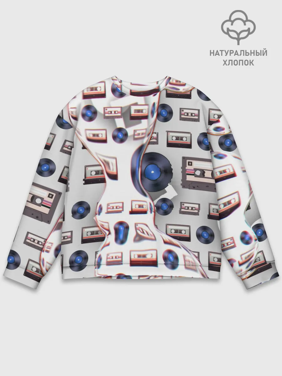 Мужской свитшот базовый / дискотека 80
