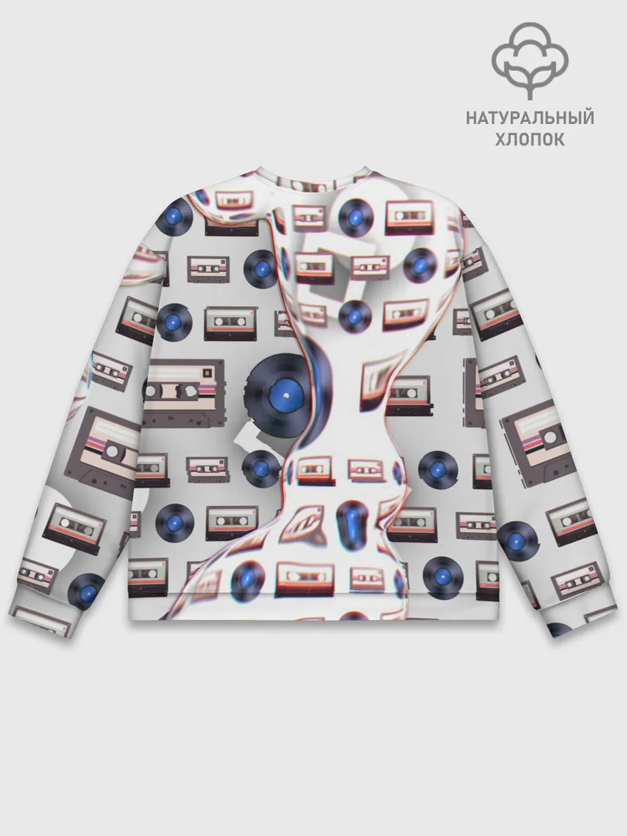 Мужской свитшот базовый / дискотека 80