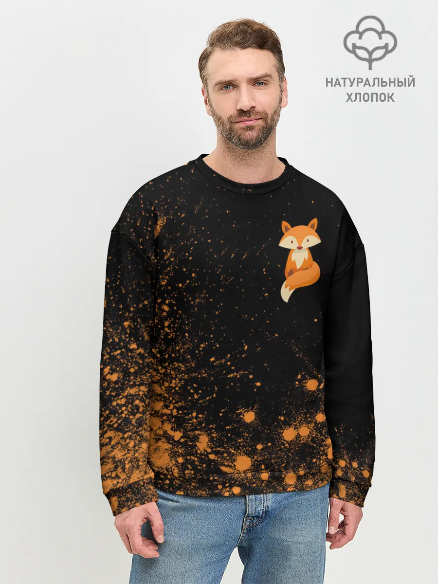 Мужской свитшот базовый / Foxy - Paint