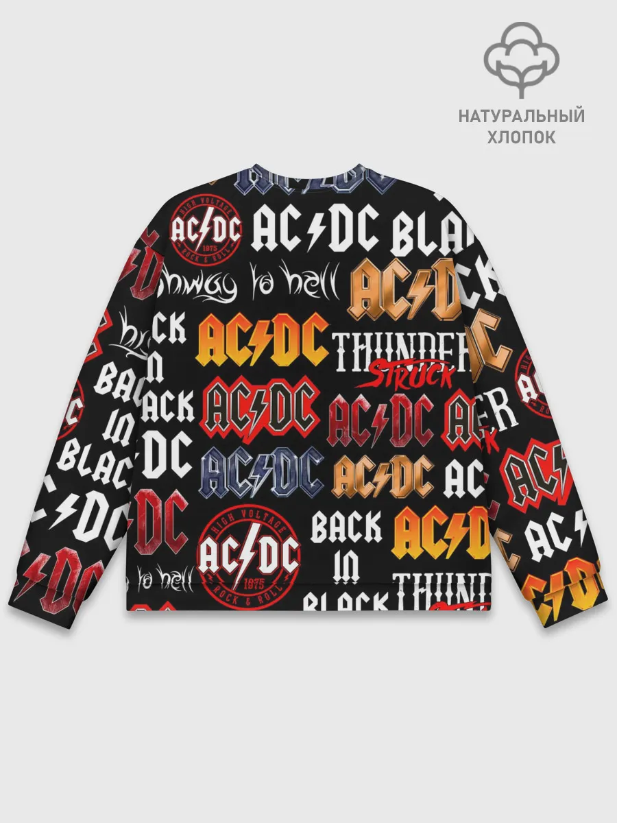 Мужской свитшот базовый / AC DC LOGOBOMBING