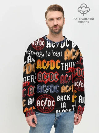 Мужской свитшот базовый / AC DC LOGOBOMBING