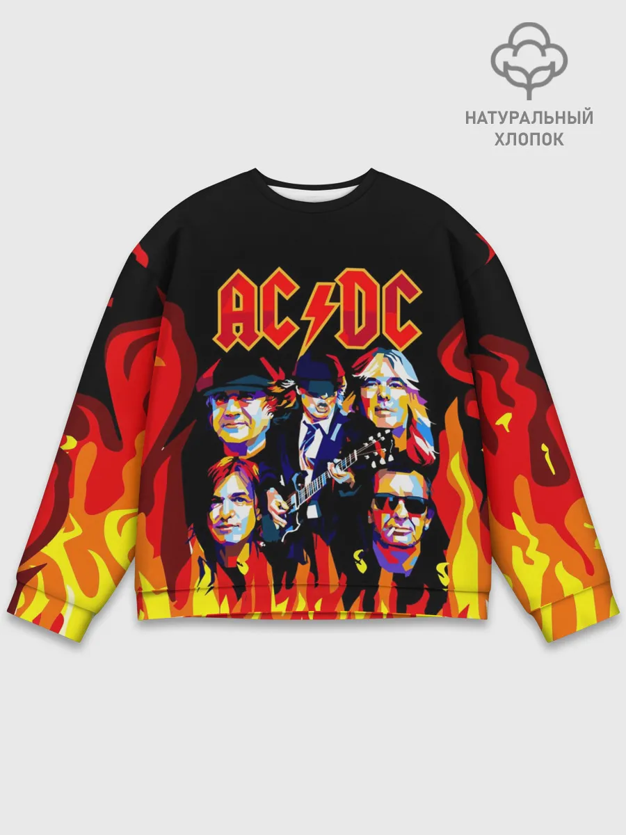 Мужской свитшот базовый / AC DC HIGHWAY TO HELL